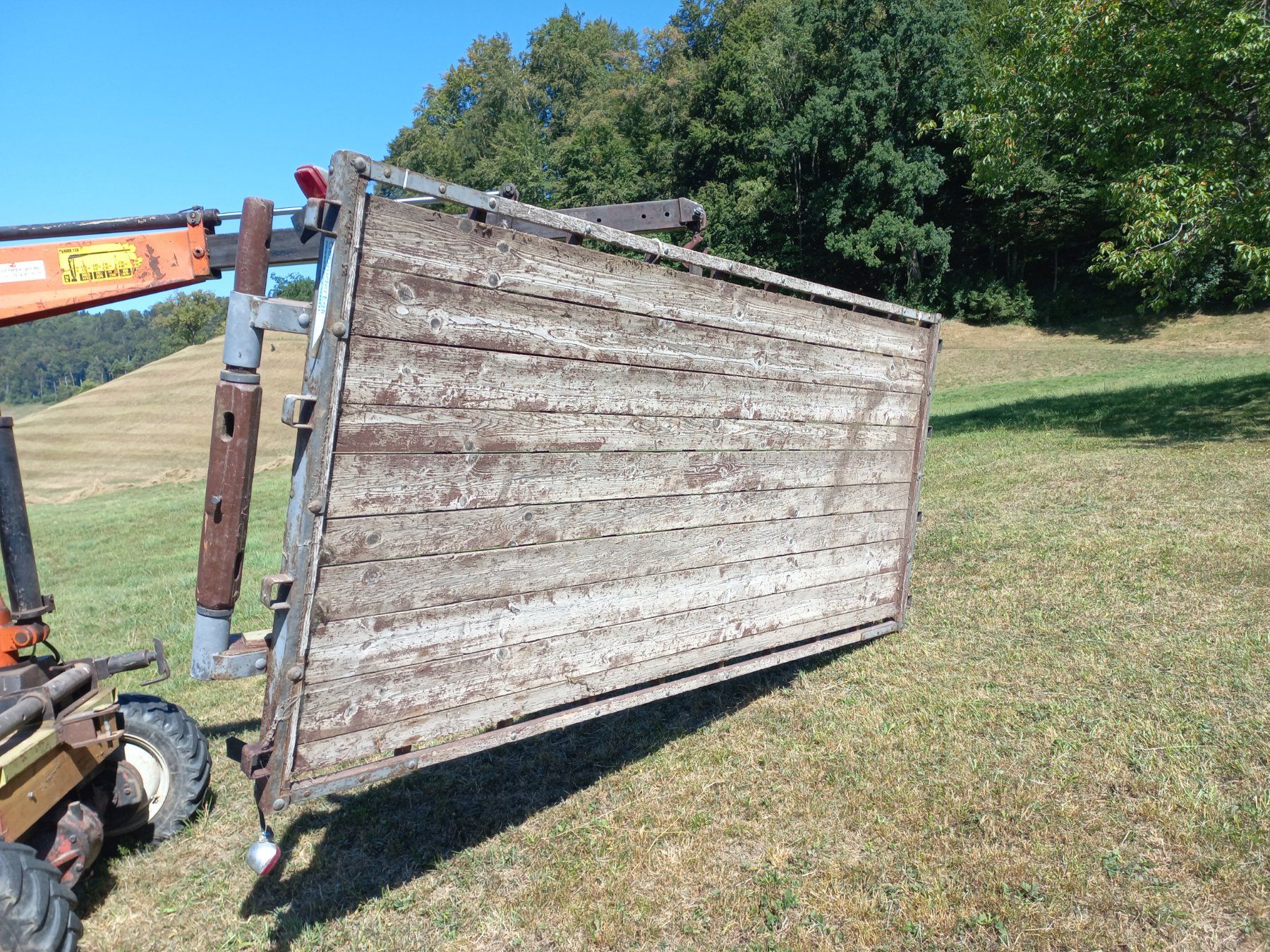 Parti ricambio per rimorchio: Brücke für Einachser oder Transporter  3200 lang 1600 Breit – Usato da Hoffeld venduto da AM.53