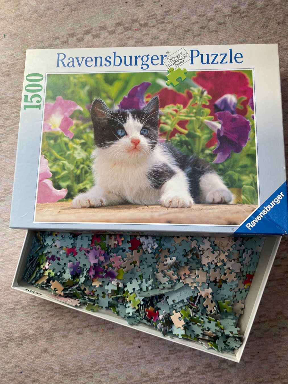 Ravensburger Puzzles: Puzzle Kätzchen 1500 Teile – Gebraucht aus Sulzbach von mar_27