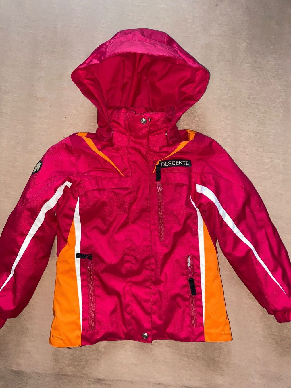 Completi: Descente Ski/Snowboard Jacke Kinder rot/orange – Usato da Altendorf venduto da Jeshy15 2