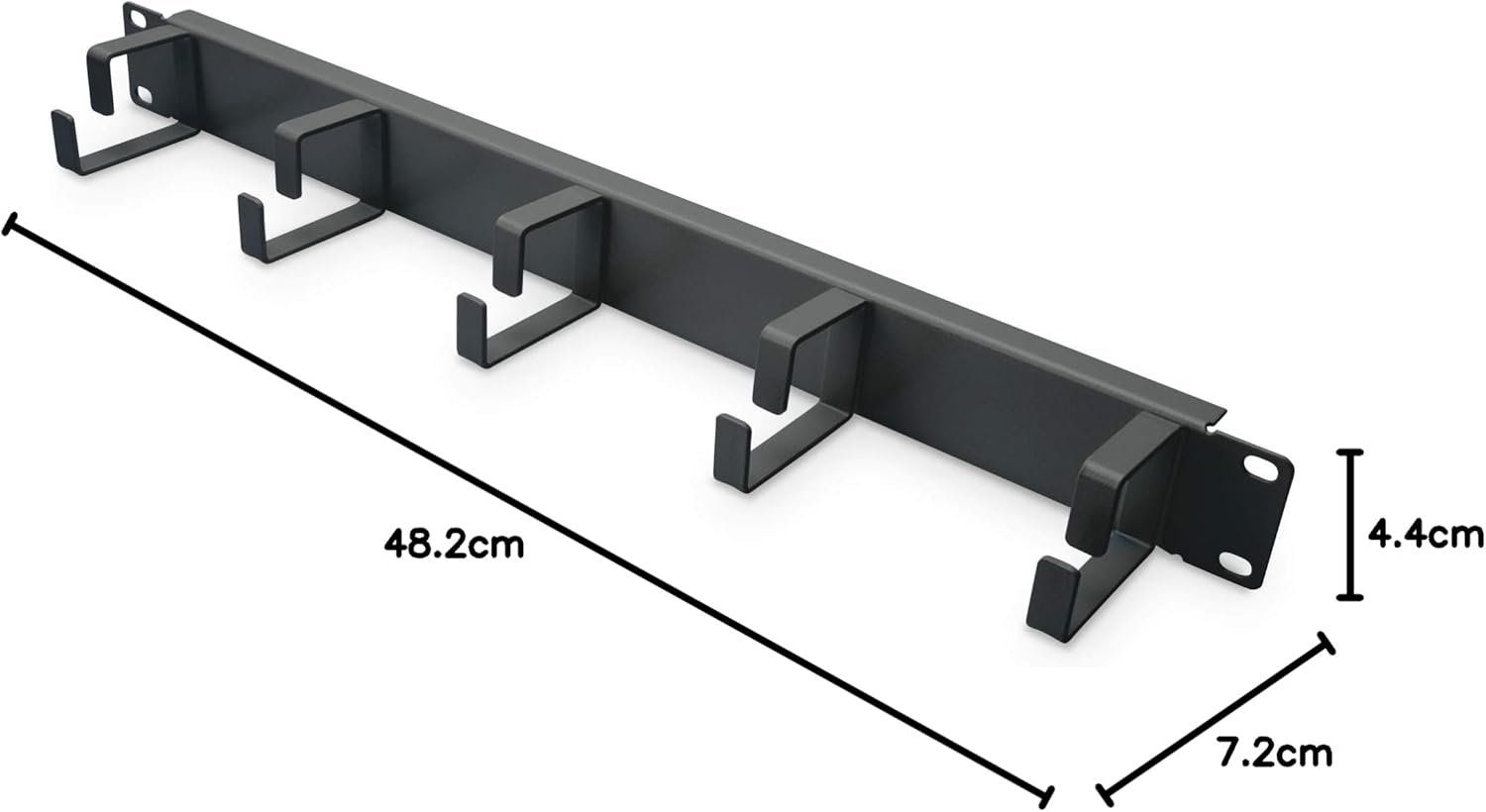 Altri accessori: DIGITUS Kabel-Rangierpanel - 1HE - 44 x 60 m - DN-97602 – Nuovo e nell'imballaggio originale da Bargen BE venduto da Haga84