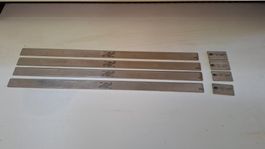 4x HSS Hobelmesser + 4x Hartmetall Hobelmesser
