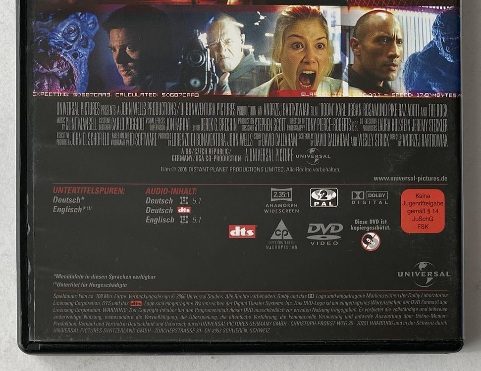 Alle DVDs: Doom, der Film – Gebraucht aus Flums von Asquillo 2