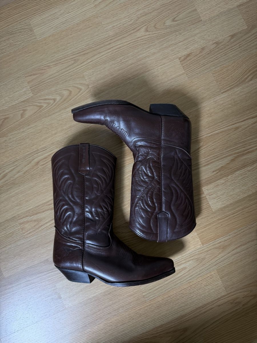 Scarpe da uomo: Braune Cowboy Stiefel – Usato da Zürich venduto da per_6zzl 2