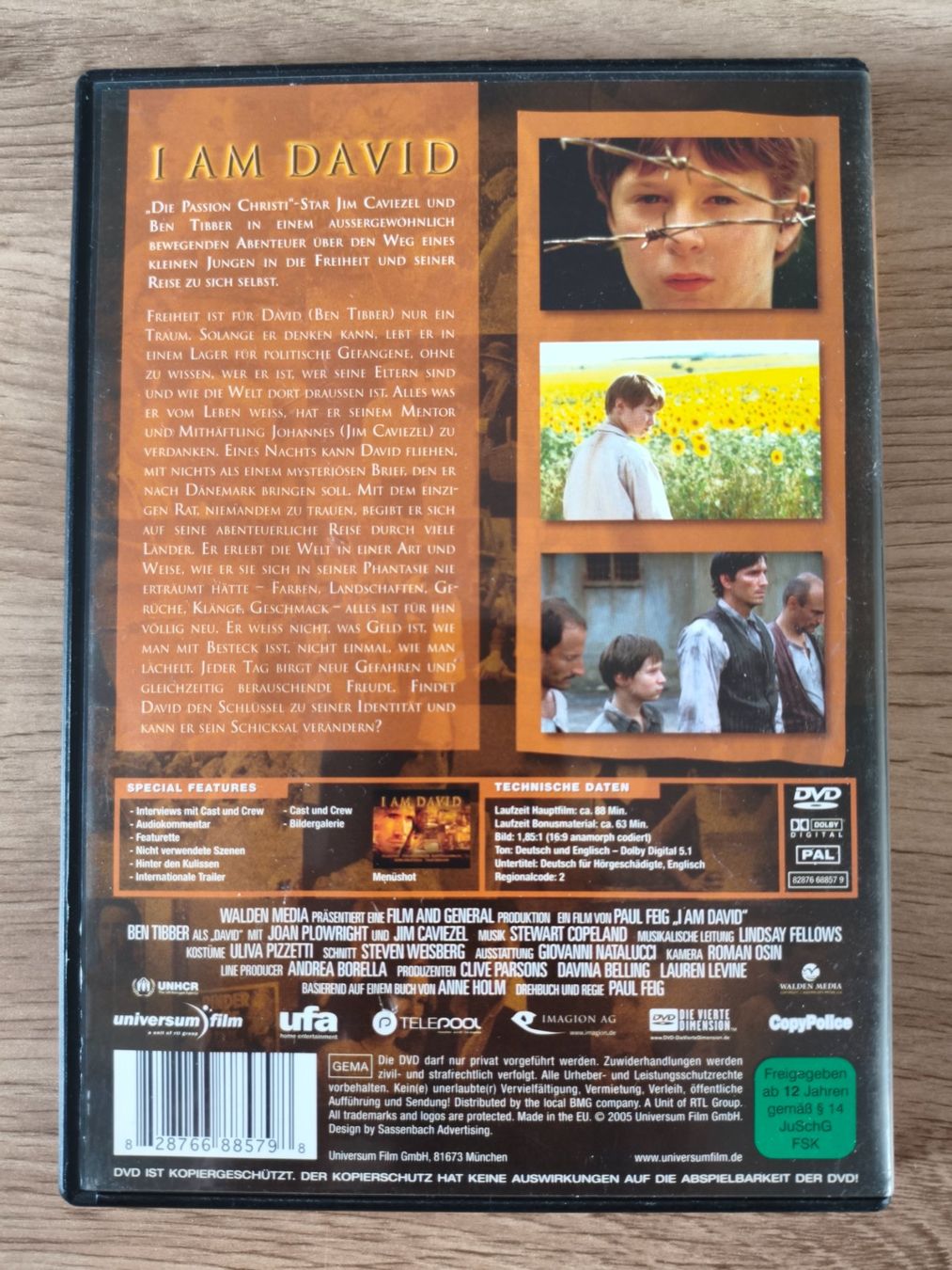 Tutti i DVDs: I am David – (DVD/2003) – Usato da Schaffhausen venduto da philscardstore 1