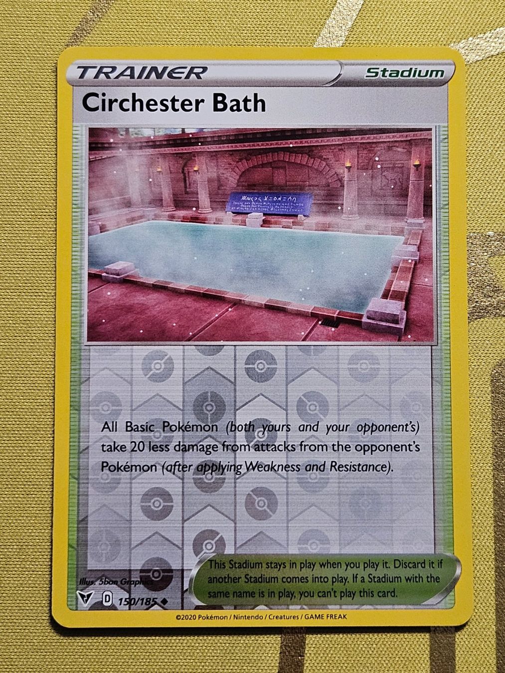 Pokémon Carte collezionabili: Vivid Voltage - Circhester Bath 150/185 EN – Usato da Bellinzona venduto da Pokemarco