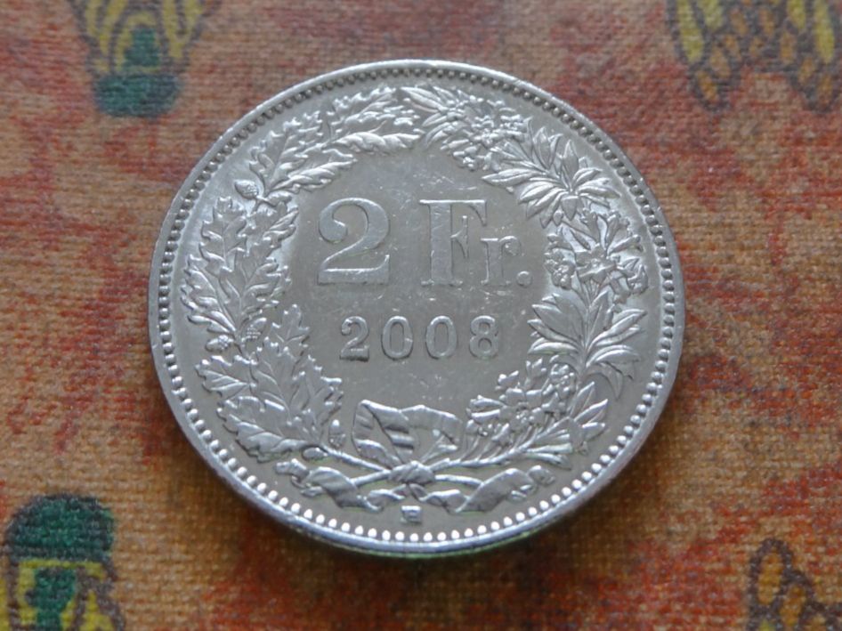 Tutti le monete: 2 Fr. 2008 – Usato da Romanel-sur-Lausanne venduto da Swift13
