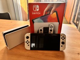 Nintendo Switch OLED Weiss Wie Neu