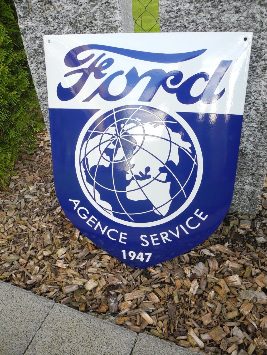 Ford Schilder: GROSSES FORD EMAILSCHILD – Neu (gemäss Beschreibung) aus Reinach AG von Huckleberrysix 1
