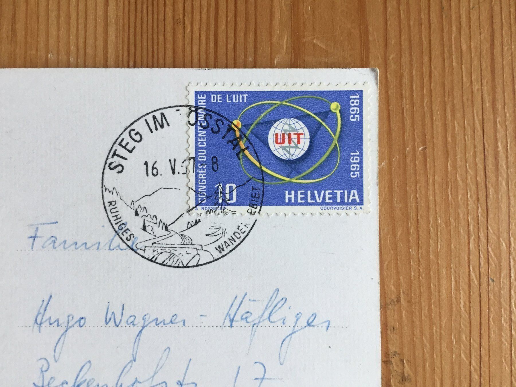 Cartoline postali: Steg - Hörnli-Kulm - AK 1967 – Usato da Oberuzwil venduto da Henri09 1