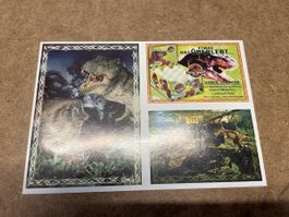 Topps Merlin Lost World Jurassic Park Sticker Rarität