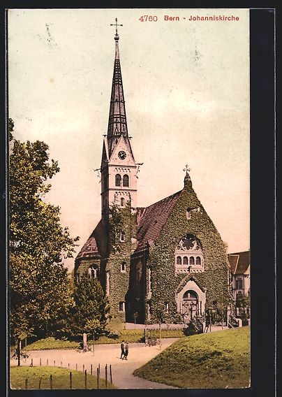 Cartes postales: AK Bern, An der Johanniskirche, 1908 – D'occasion à Berlin par bartko-reher