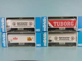 Märklin 4 X div. Kühlwagen, NEU