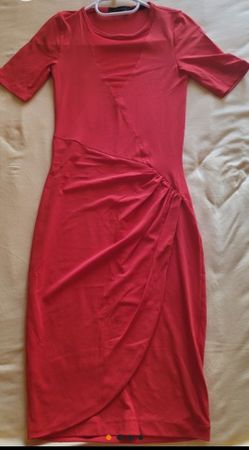 Elegantes rotes Sommerkleid Guess Gr. XS figurbetont 👗💃🏼
