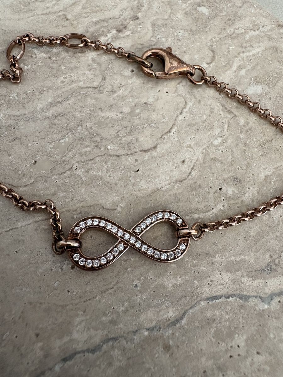Thomas Sabo Armbänder & -reifen: Thomas Sabo Infinity Armband 925 Silber roséfarben – Gebraucht aus Zürich von CICI-CuratedVintage 1