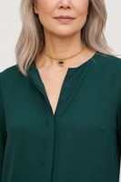 Nina Ricci Halskette Blau Kristall Anhänger