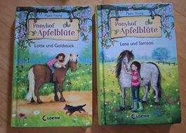 2 Ponyhof Apfelblüte Bücher von Pippa Young, guter Zustand