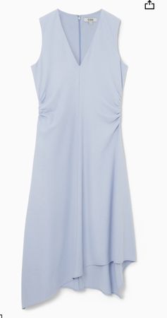 Asymetrisches Midkleid mit Raffungen | Neues Kleid