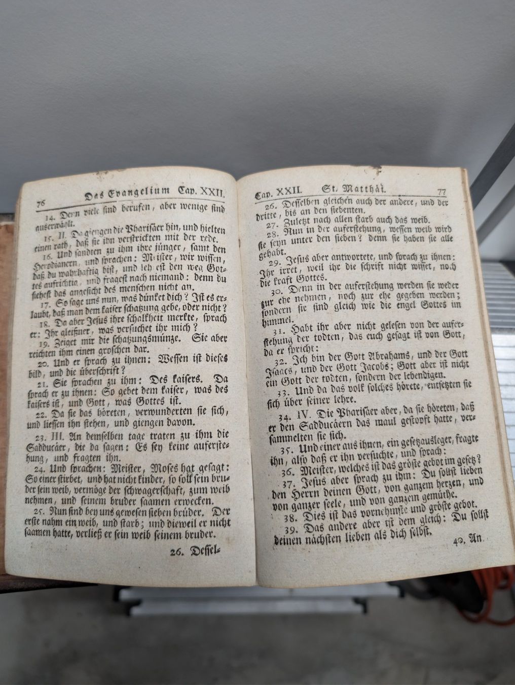 Libri: Antikes Buch neues Testament 1807 – Usato da Wynau venduto da Zebrafurz 2