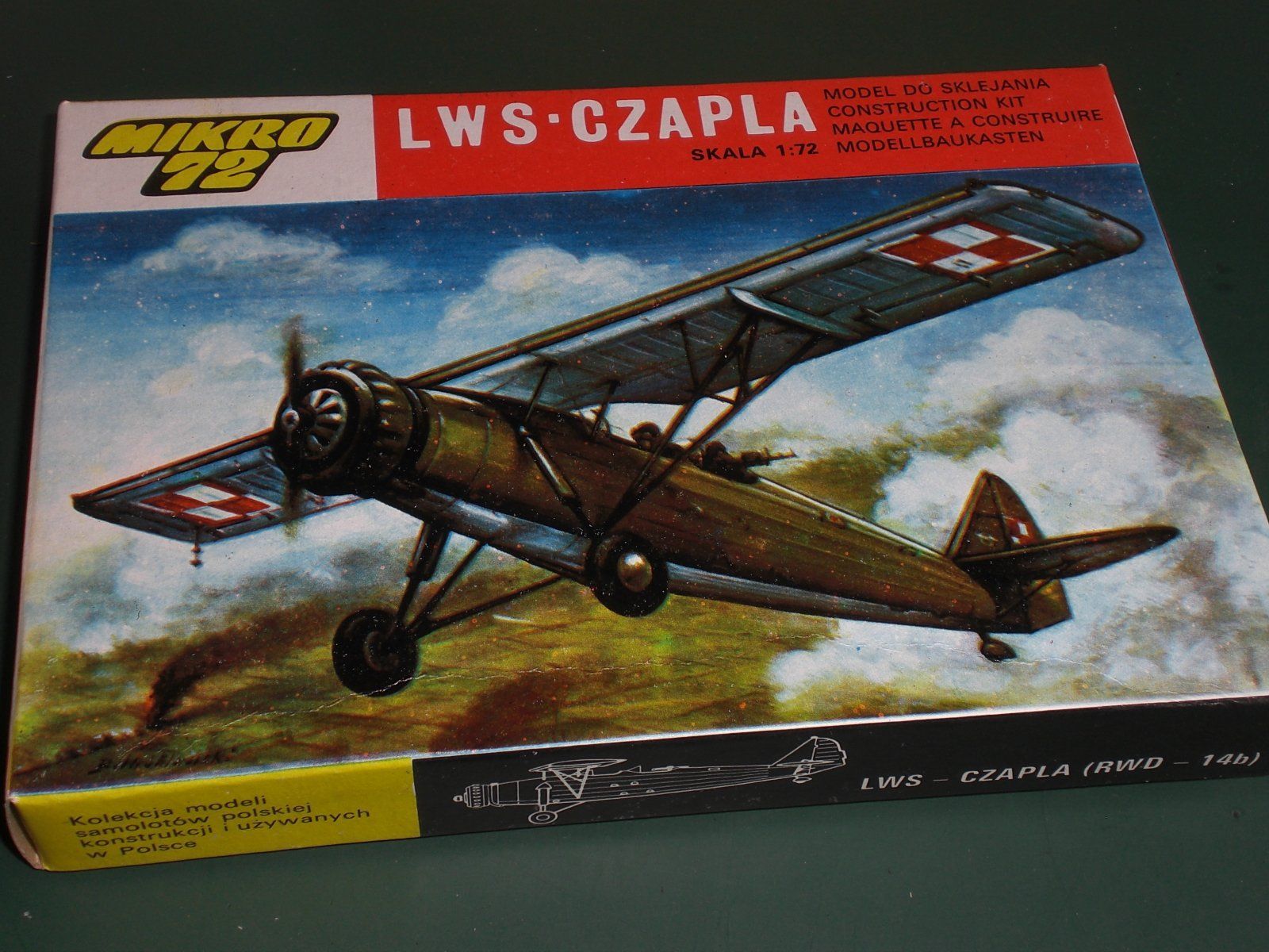 Modellbausätze & Standmodelle: LWS Czapla - Polnischer Kit 1:72 – Neu und originalverpackt aus Schwerzenbach von Bernardo1971