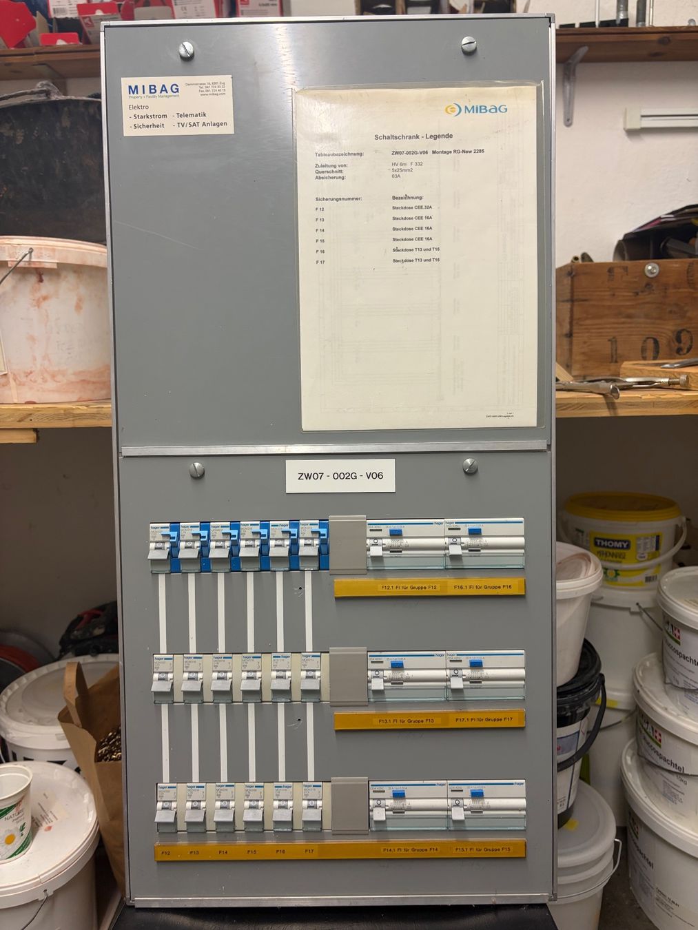 Hager Alimentation électrique: Schaltschrank 63A – D'occasion à Kilchberg ZH par venezia30124