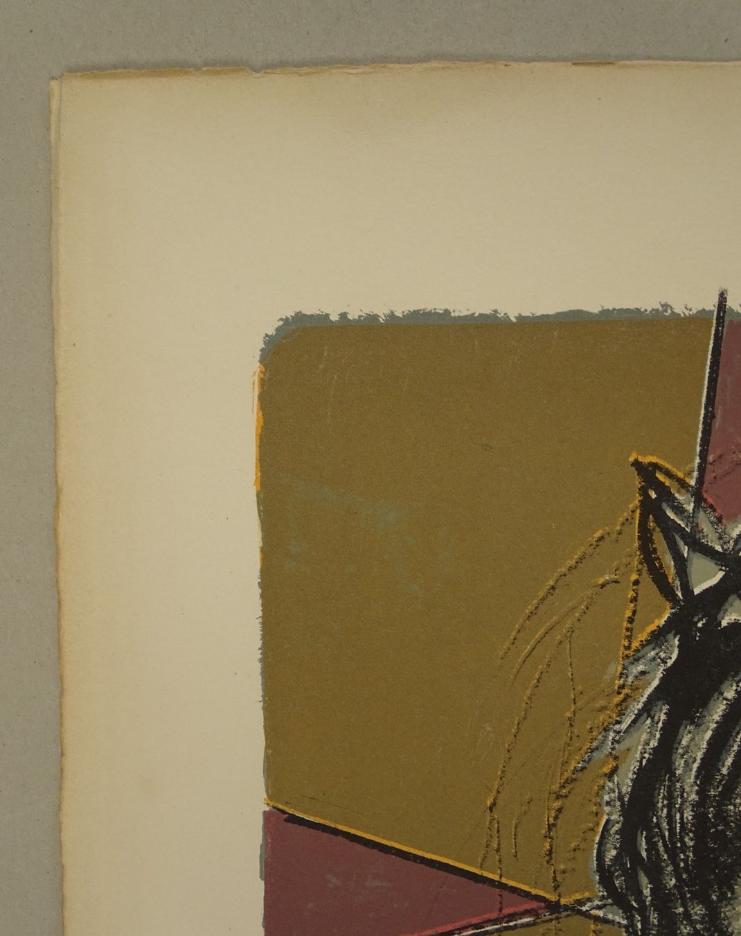 Grafica & Litografie: HANS ERNI: PFERDE, CHEVAUX, LITHOGRAPHIE MIT 5 FARBEN – Usato da Grüningen venduto da Kartensammler 5