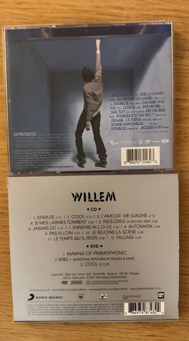 CD: Christophe Willem – Usato da Lausanne venduto da davzic 1