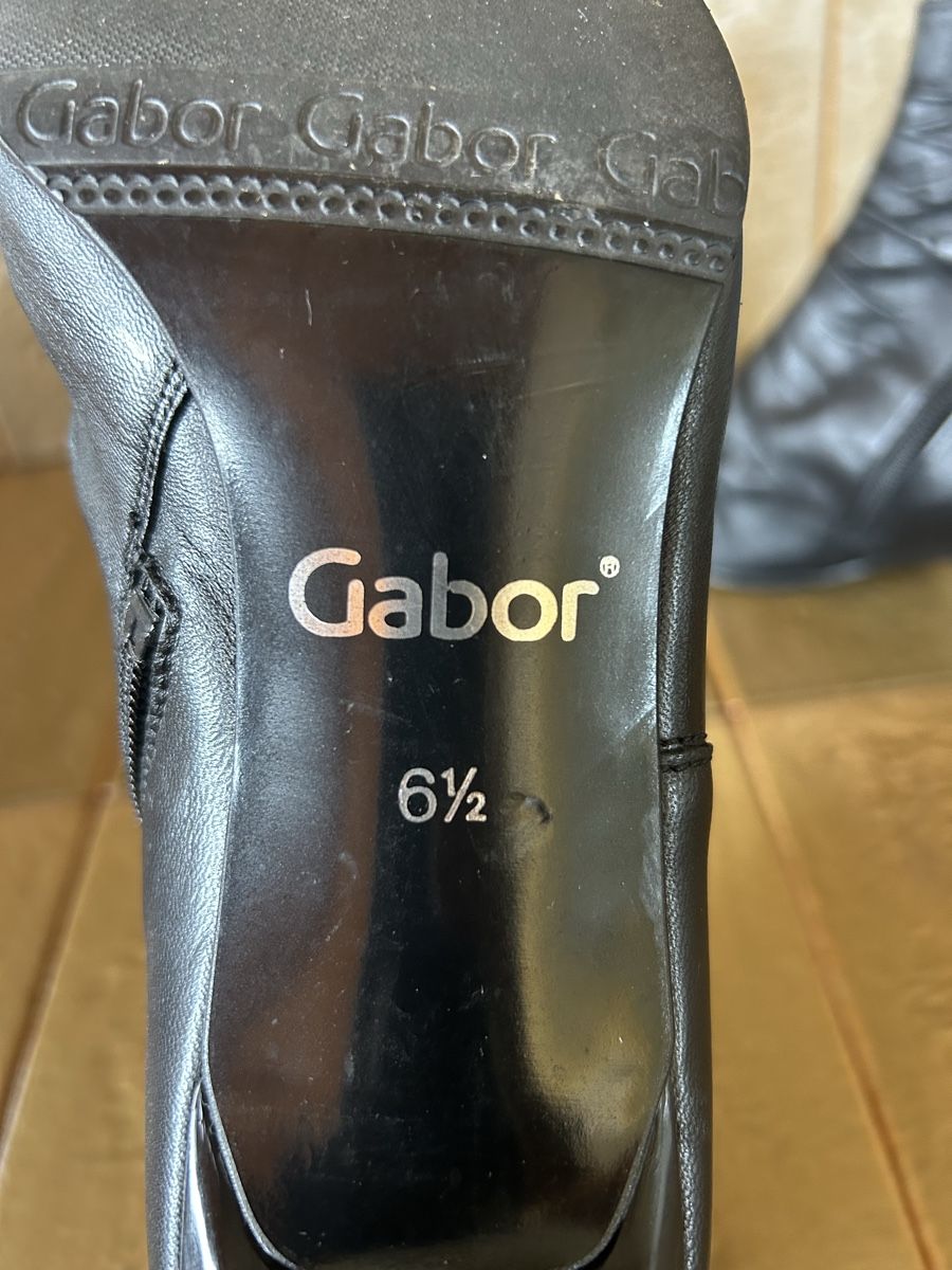 Gabor Chaussures femmes: schwarze Lederschuhe Grösse 6 1/2 – D'occasion à Lengnau AG par Mefari 3