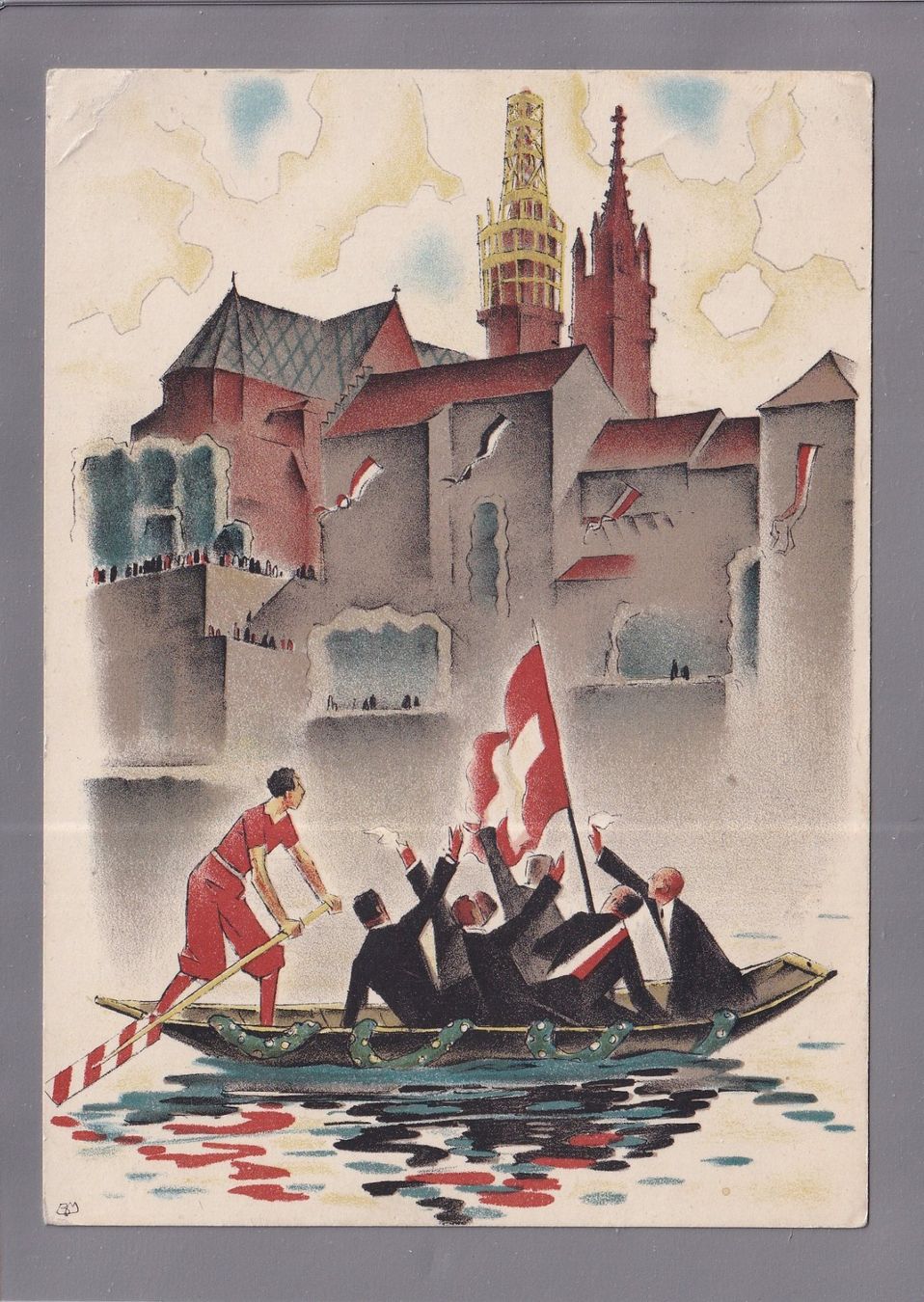 Cartes postales: Eidg. Sängerfest 1935 - Basel – D'occasion à Orvin par Pyaeschli