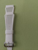 Armband weiss mit Silberschliesse Acier neuwertig