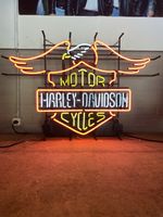 Harley-Davidson Leuchtreklame / Neon Sign -Top Zustand!