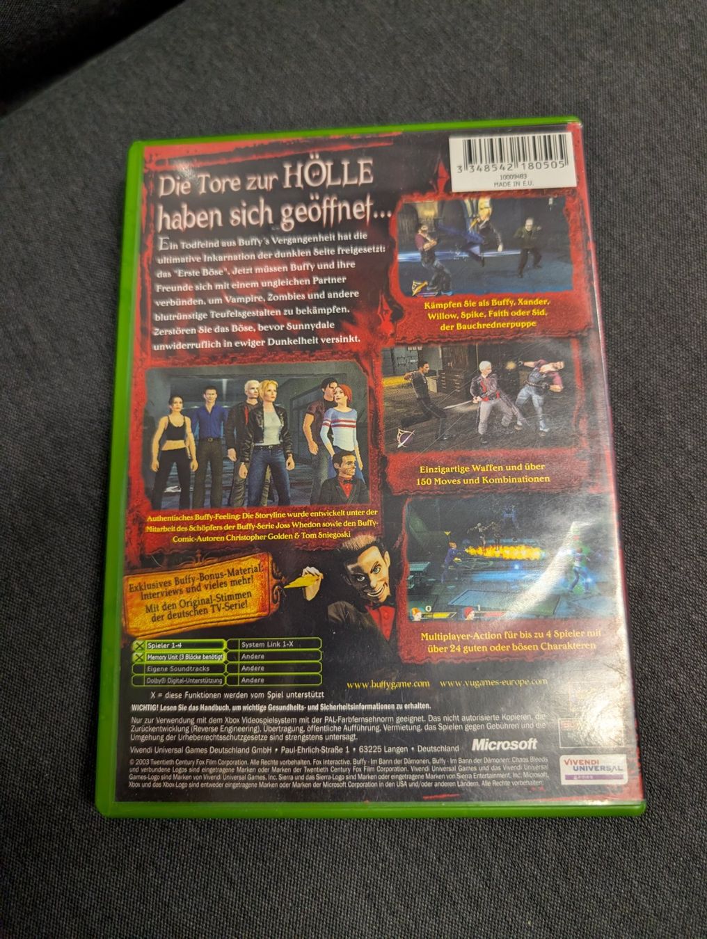 Giochi: Buffy chaos bleeds Microsoft Xbox – Usato da Giubiasco venduto da Ticinerd 1