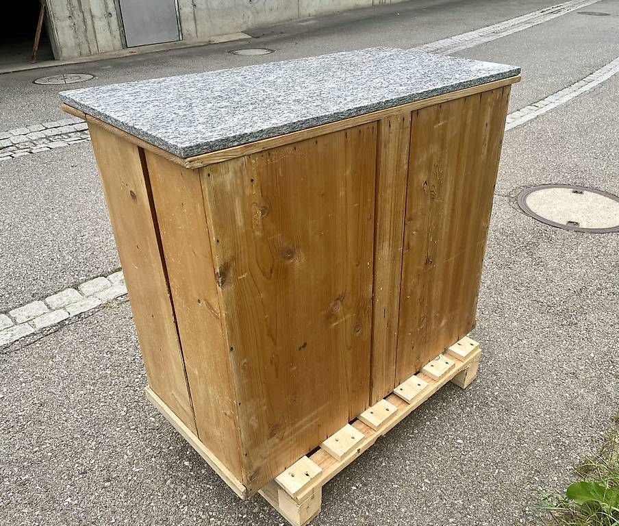 Kommoden: Kommode Massivholz mit Granitplatte – Gebraucht aus Aarberg von mig.adam 4