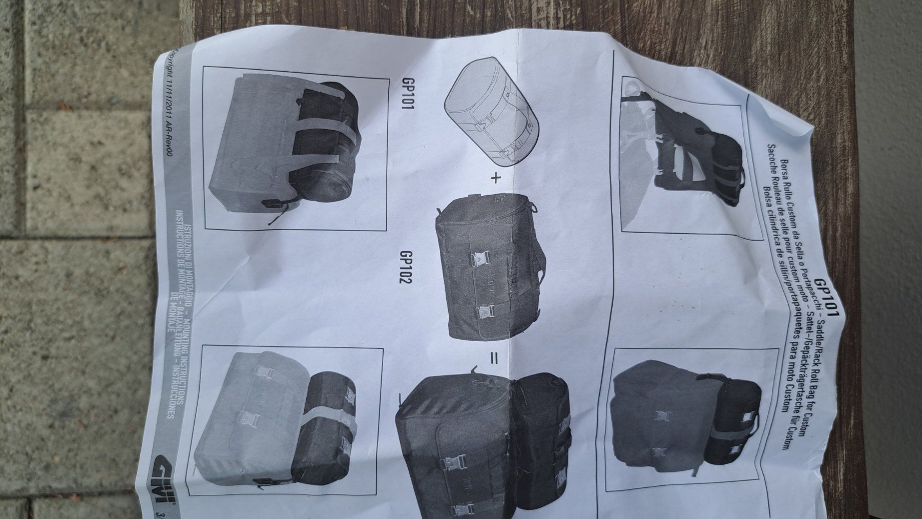 Givi Borse: Satteltasche/Rucksack 45l Givi GP100 – Usato da Ettenhausen TG venduto da rolisshop 7