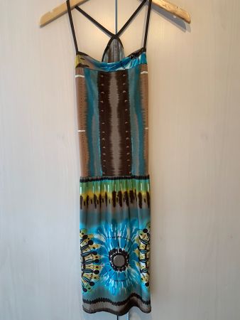 Sommerkleid, Neckholder, Strandkleid, Gr. S