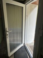 Kunststoff Haustüre weiss mit Glas guter Zustand gebraucht