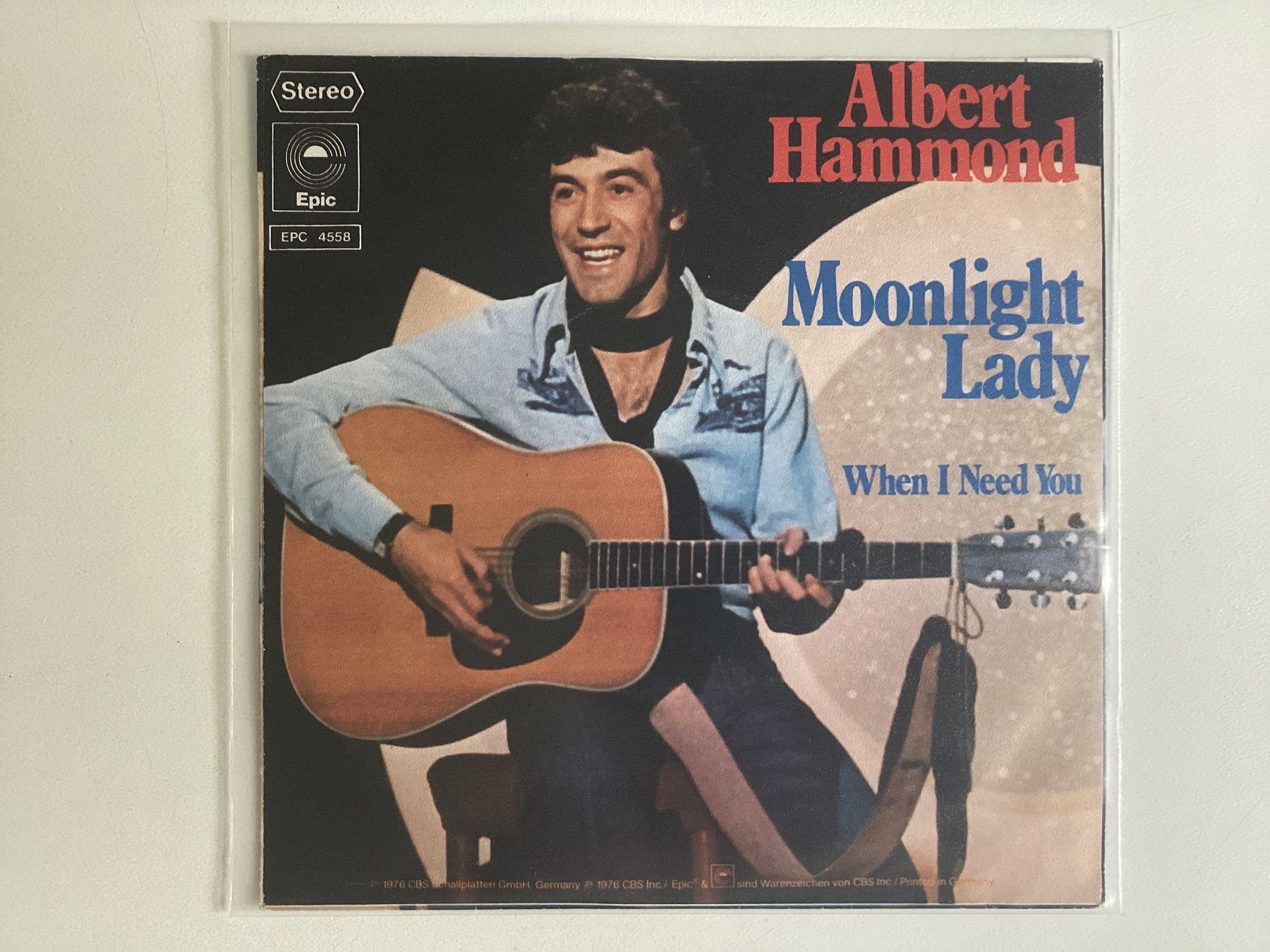 Dischi in vinile: Albert Hammond Single - Moonlight Lady – Usato da Gutenswil venduto da Hamzian