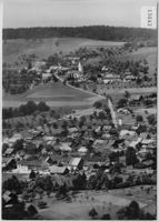 Flugaufnahme Thundorf mit Kirchberg TG