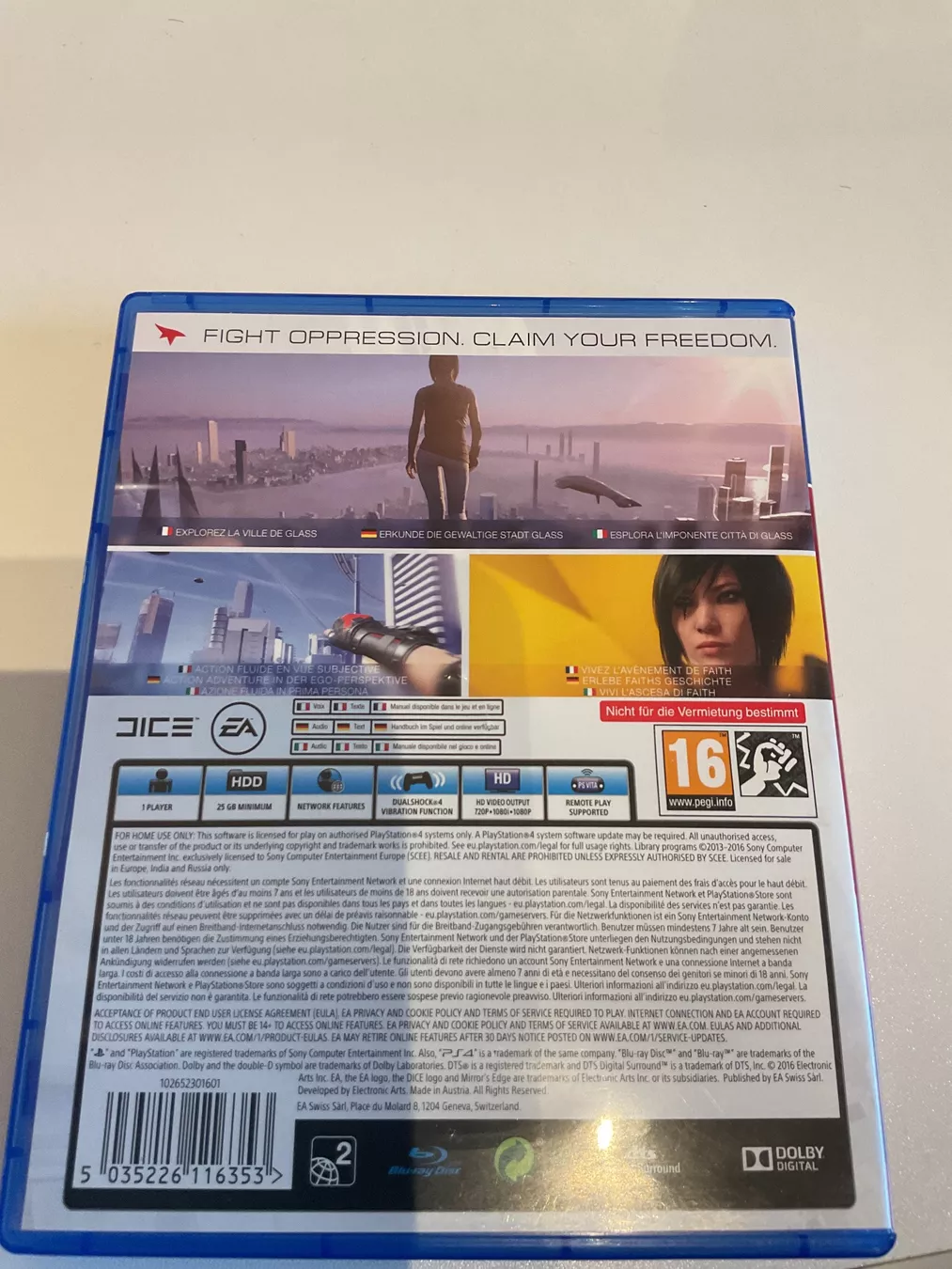Giochi: Mirrors Edge Ps4 – Usato da Au SG venduto da Mar_69jz 1