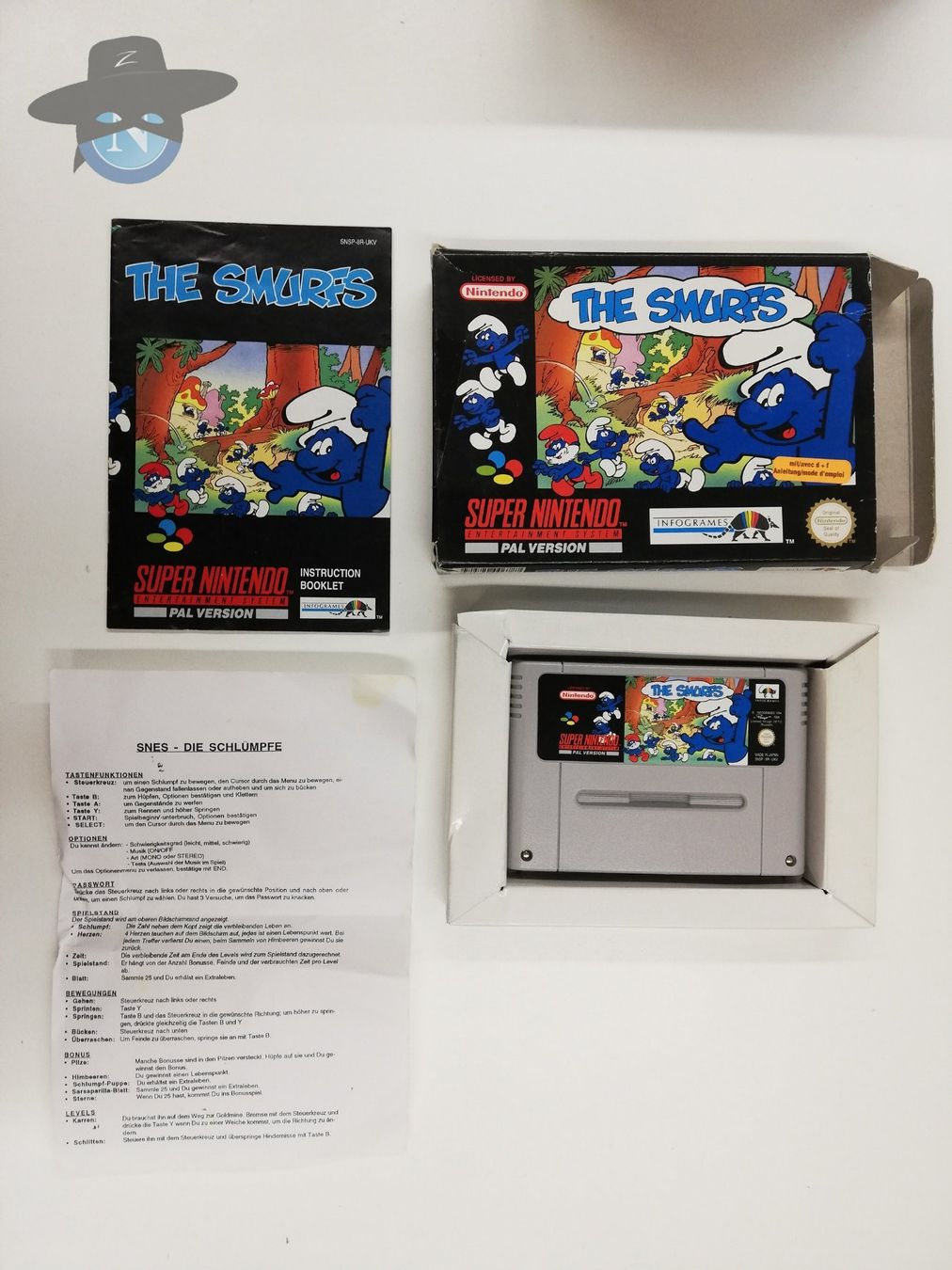 Nintendo Giochi: The Smurfs / Super Nintendo SNES – Usato da St. Gallen venduto da zorro_dc 6