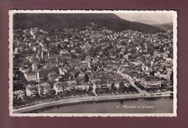 NEUCHÂTEL vu d'avion - 1947