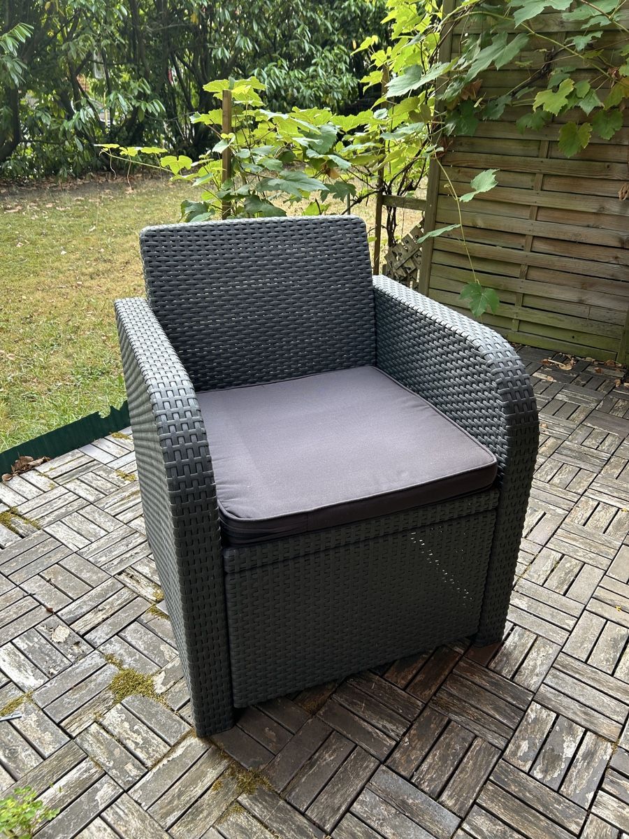 Poltrone: Sessel rattan Rattansitzt – Usato da Bern venduto da jonathanconconi 1
