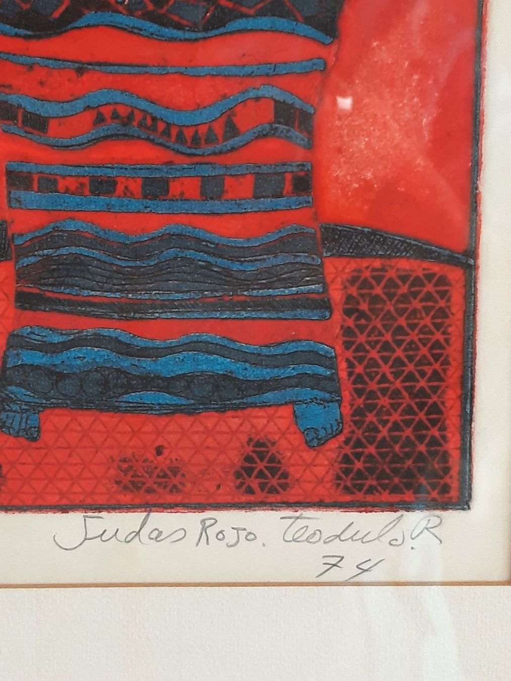 Grafica & Litografie: Lithographie handsigniert - Teodulo Romulo, Mexico – Usato da Dietikon venduto da stromer7 2