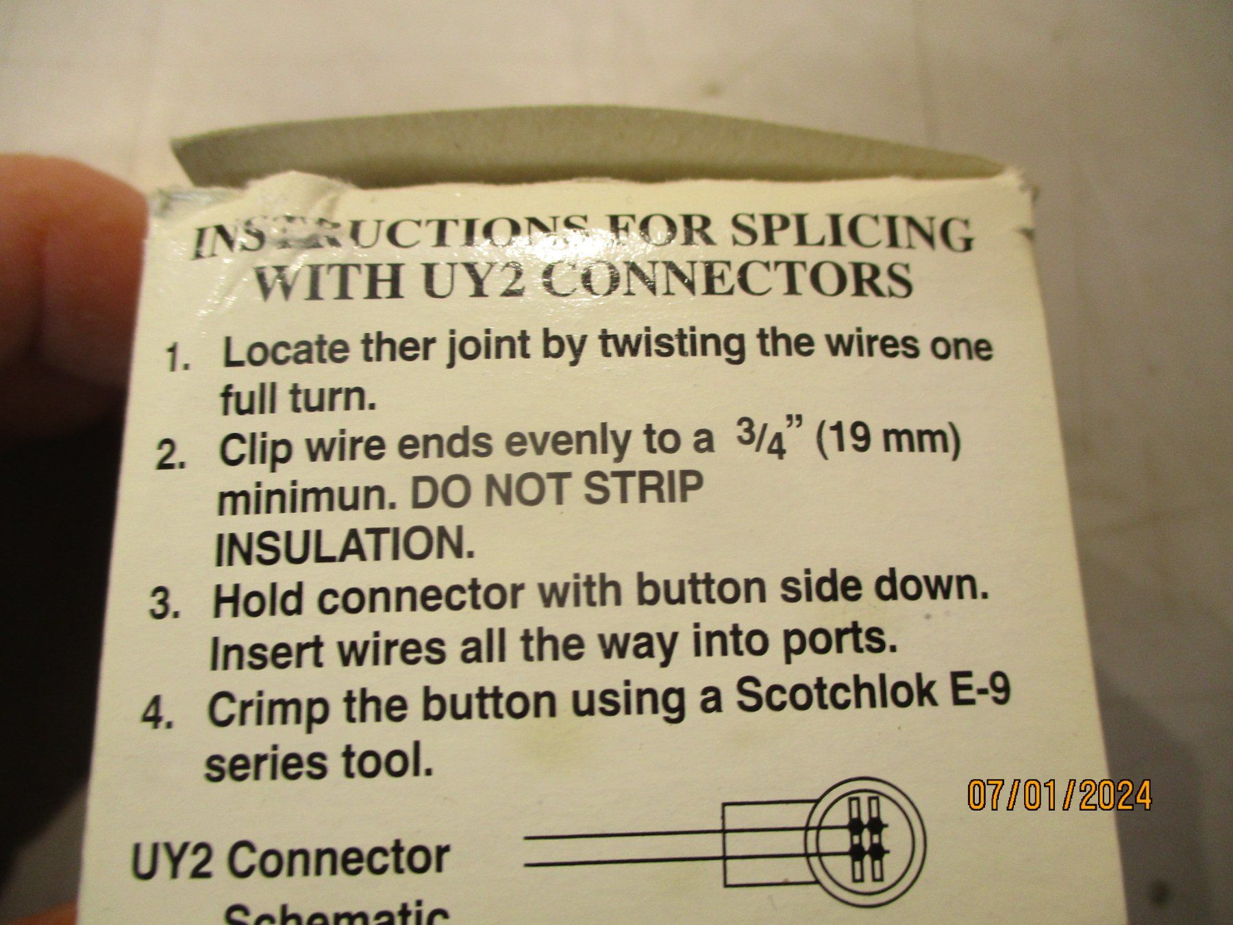 Elektronikbauteile: 3M SCOTCHLOK UY CONNECTOR – Neu und originalverpackt aus Langnau i. E. von Superseven69 2