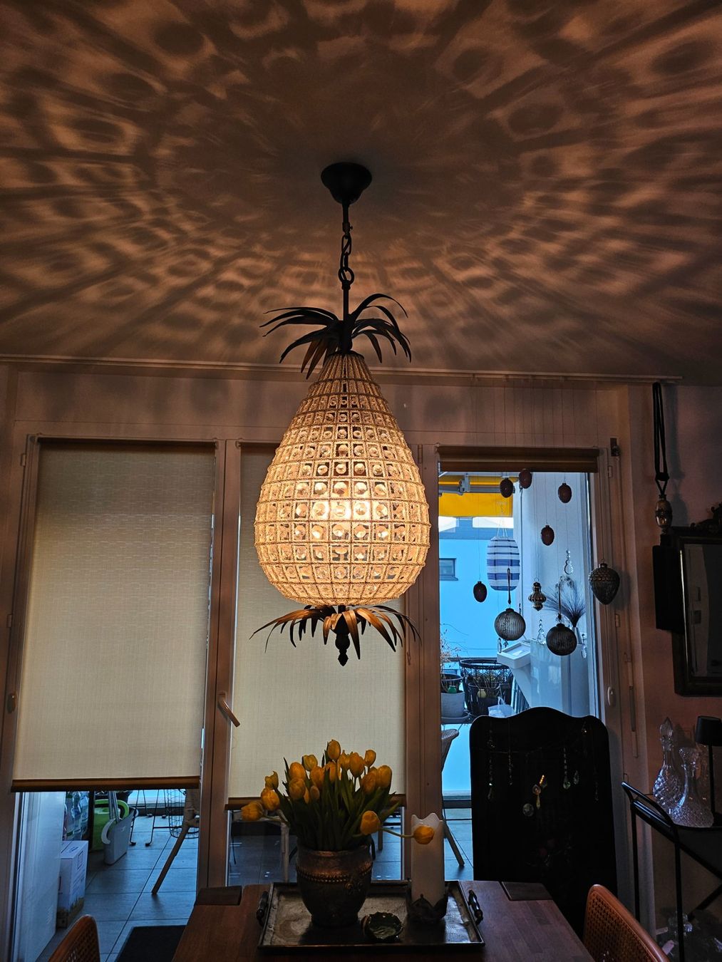Lampadari & plafoniere: WUNDERSCHÖNER LEUCHTER IN ANANASFORM – Usato da Locarno venduto da ICARO8 2