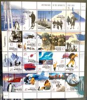 2001 - Folder Australier in der Antarktis Bogen **