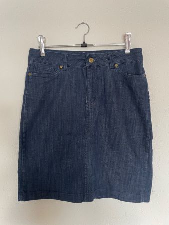 Jeans. Mini-Jupe, Stretch