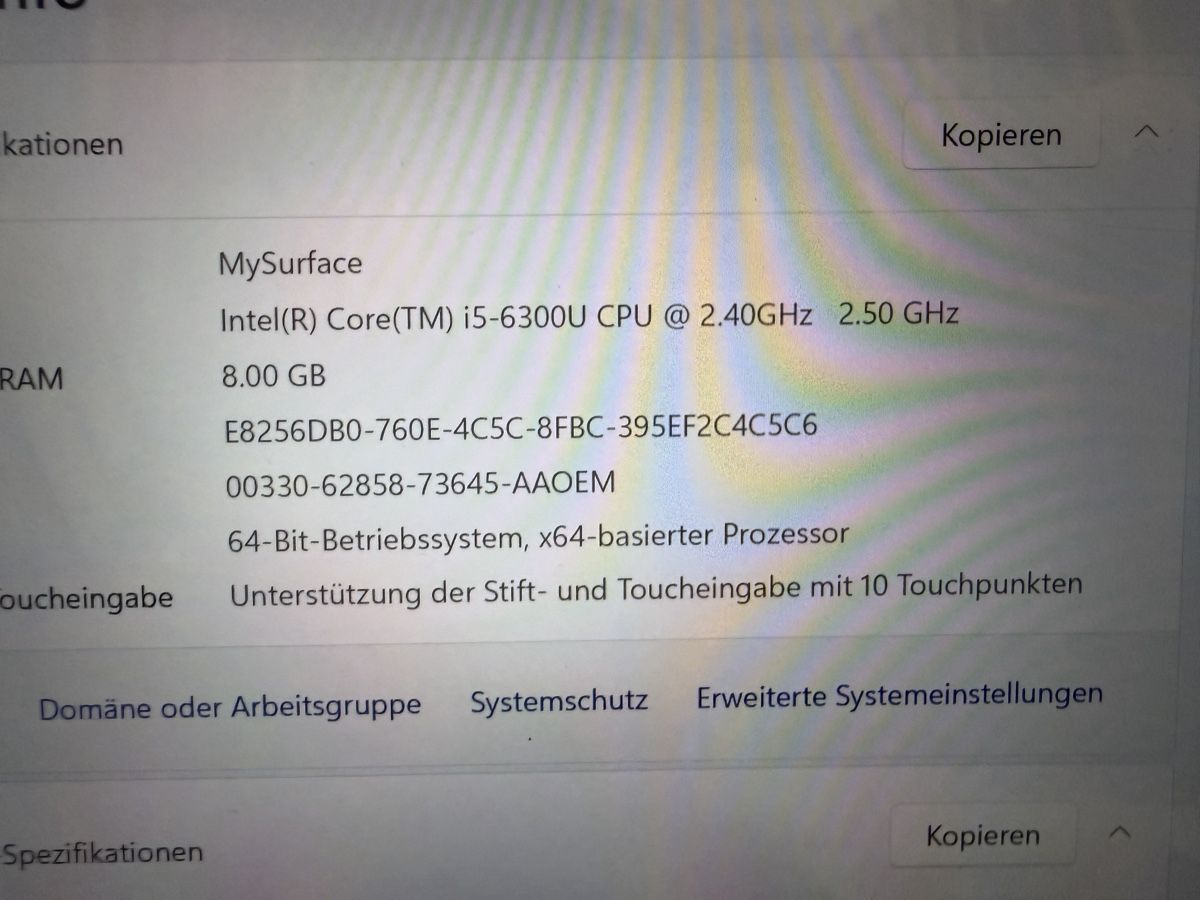 Microsoft Tablet PC: Microsoft Surface Pro 4, Intel i5, 8GB RAM, Top Zustand! – Usato da Zürich venduto da Zvijerka 3