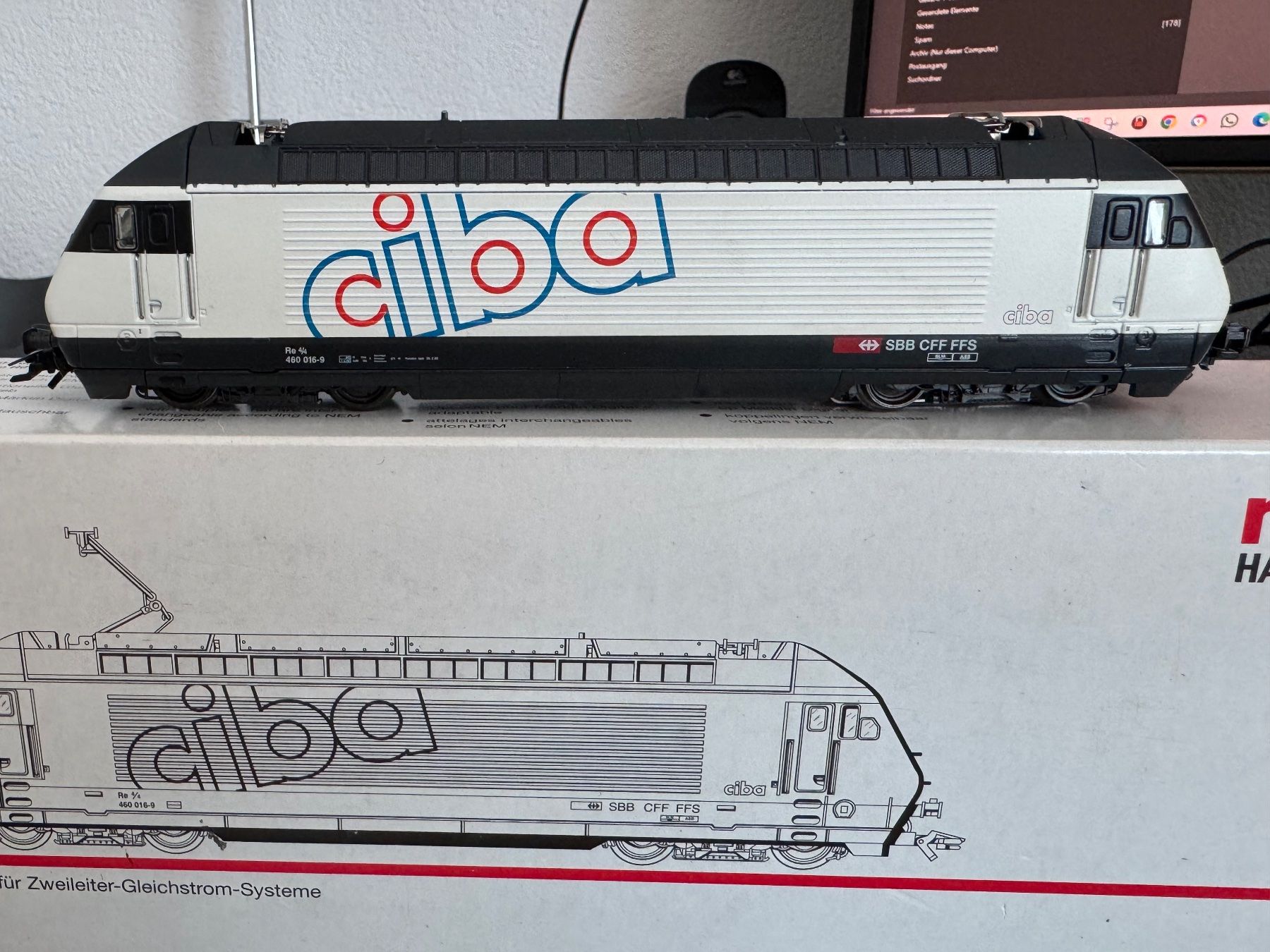 Märklin Trains électriques: Märklin 8350 Re 460 Ciba Umbau digital ESU LokPilot 5 – D'occasion à Köniz par Henebe 6