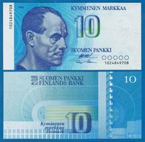 10 Markka Finland 1986 UNC