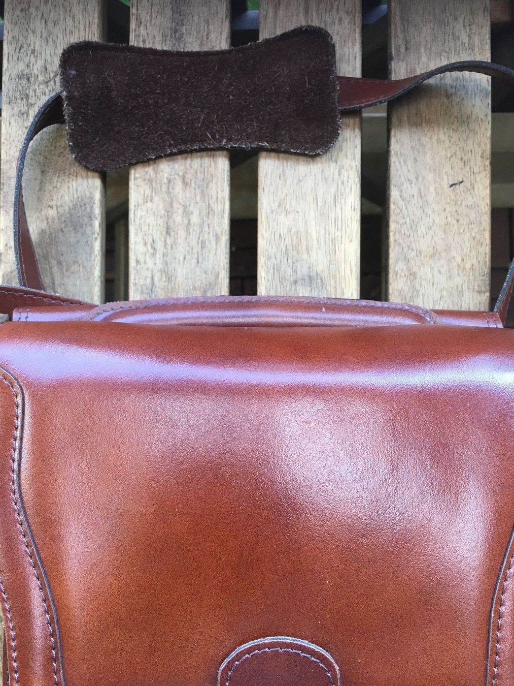 Borse: Braune Lederhandtasche – Usato da Bauma venduto da Budgerigar 6